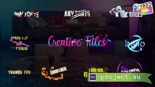 Videohive - Creative Titles | FCPX - 32558756 - Project For Final Cut & Apple Motion