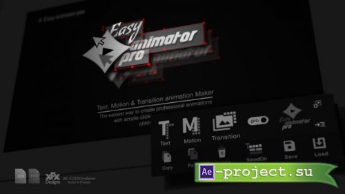 Videohive - Easy Animator Pro | All In One Animation Maker For Text , Motion & Transitions - 31776987- Presets & script for After Effects
