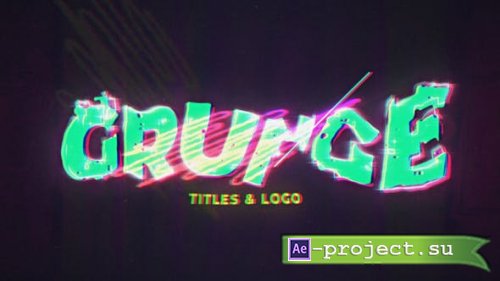 Videohive - Grunge Glitch Intro & Logo - 31445517 - Project for After Effects