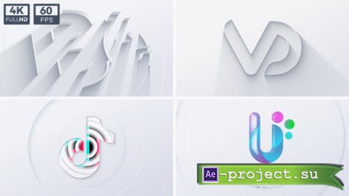 Videohive - Neumorphism Clean 3D Logo - 32593199 - Project for After Effects