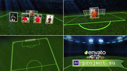 Videohive - Soccer Team Lineups - 24659043 - Project for After Effects