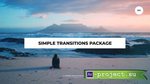 Videohive - Simple Transitions Package - 32601566 - Project for After Effects