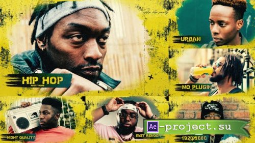 Videohive - Grunge Urban Opener / Hip-Hop / Brush / Slideshow / Street - 32085523 - Project for After Effects