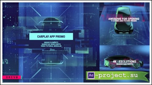Videohive - Carplay App Promo/Tesla/ Innovations/ Technology/ New Car Reveal/ Logo Opener/ Youtube/ Presentation - 32608063