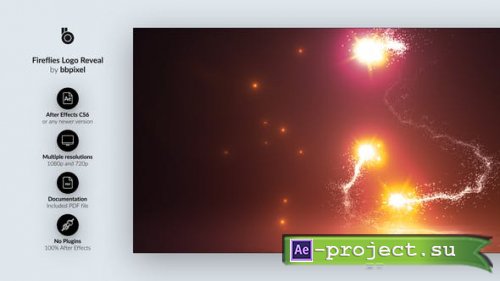 Videohive - Fireflies Logo Reveal - 32613623 - Project for After Effects