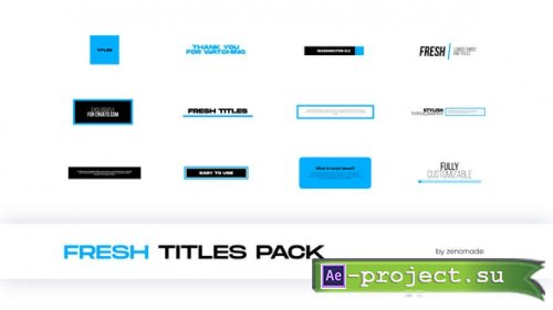 Videohive - Fresh Titles - 32553377 - Project for After Effects