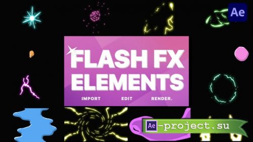 Videohive - Flash FX Elements Pack | After Effects - 32640433 - Project & Script for After Effects