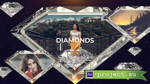 Videohive - Diamonds Slideshow - 23692471 - Project for After Effects