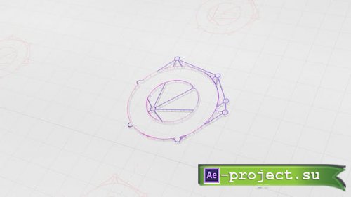 Videohive - Drawing paper logo reveal - 28999745 - Project for After Effects