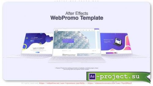 Videohive - Laptop Web Promo. W04 - 32653546 - Project for After Effects