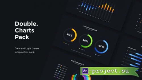 Videohive - Double - Infographics Charts Pack - 32667091 - Project for After Effects