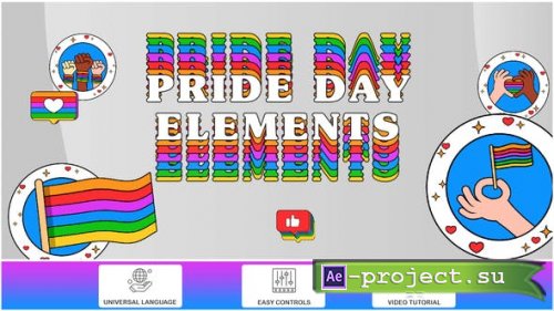 Videohive - Pride Day Elements - 32259440 - Project for After Effects