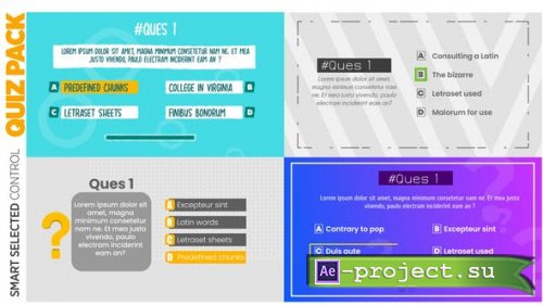Videohive - Quiz Pack - 25870536 - Project for After Effects