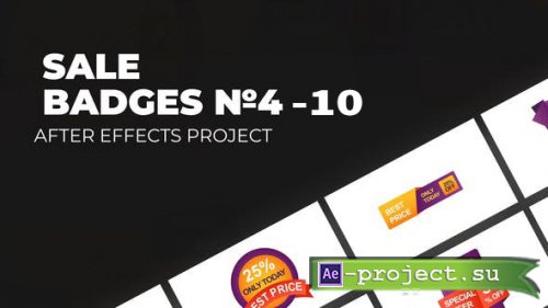 Videohive - Sale Badges Vol.4 -10 - Project for After Effects