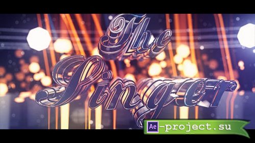 Videohive - E3D - The Singer - 12118965 - Project for After Effects