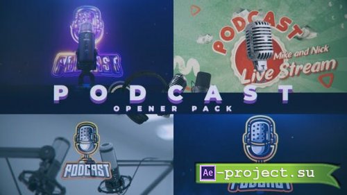 Videohive - Podcast Opener Pack - 32706932 - Project for After Effects
