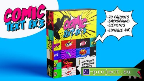 Videohive - Comic Text Fx 3 - 32070485 - Project for After Effects