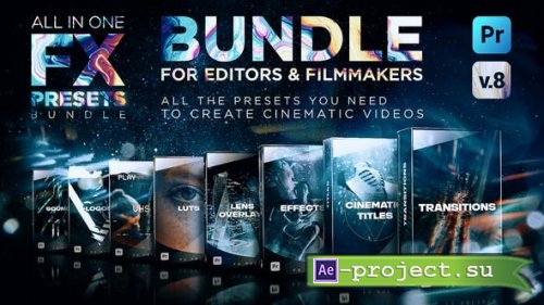 Videohive - Montage Presets for Premiere Pro | Transitions, Titles, Effects, VHS, LUTs & More V8 - 24028073