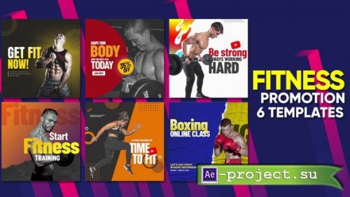 Videohive - Fitness Promo Intagram Posts B46 - 32725104 - Project for After Effects