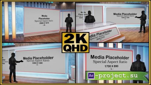 Videohive - Virtual Studio Set - S04 - 32774291 - Project for After Effects
