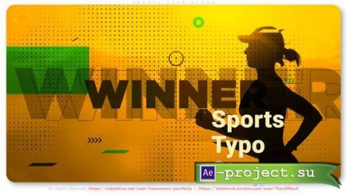 Videohive - Sports Typo Stomp - 32806707 - Project for After Effects