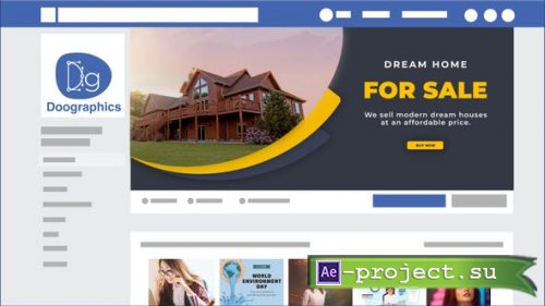 Videohive - Real Estate Facebook Cover - 32796672 - Project for After Effects