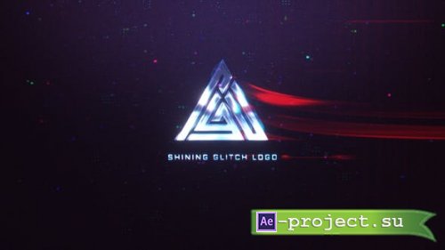 Videohive - Shining Glitch Logo - 30886415 - Project for After Effects