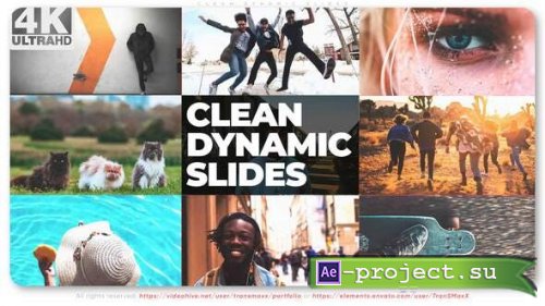 Videohive - Clean Dynamic Slides - 32398062 - Project for After Effects