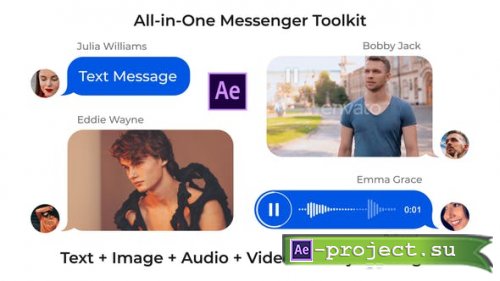 Videohive - Messenger Toolkit V3.1 - 25647819 - Project for After Effects