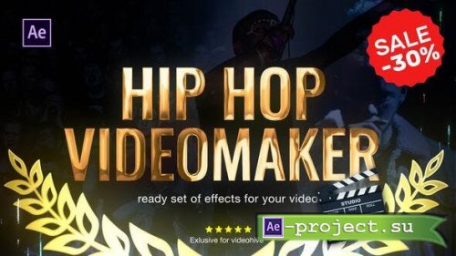 Videohive - Hip Hop Music Video Editor 2.0 - 23834304 - Project for After Effects