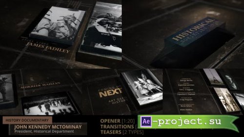 Videohive - History Documentary Broadcast Pack - 24821764 - Project for After Effects
