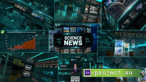Videohive - Corporate Economics Science News Broadcast Full Package - 23927140 - Project for After Effects 
