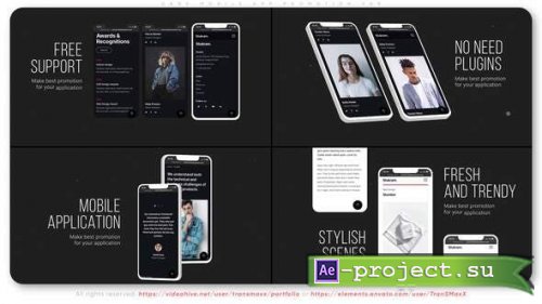 Videohive - Dark Mobile App Promotion V05 - 32858830 - Project for After Effects