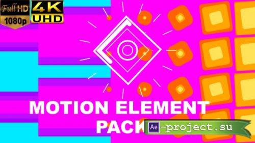 Videohive - Motion Element Pack - 16637909 - Project for After Effects