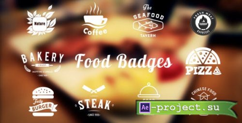 Videohive - Food/Restaurant Badges - 14518643 - Project for After Effects