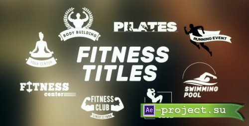 Videohive - Fitness/Sport Titles - 19870515 - Project for After Effects