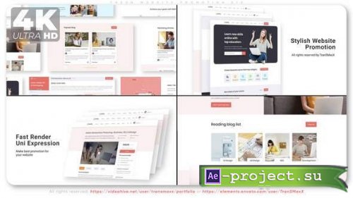 Videohive - Fresh Website Promotion | Z15 - 32859370 - Project for After Effects
