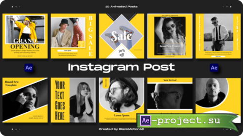 Videohive - Instagram Posts v3 - 32915342 - Project for After Effects