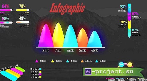 Infographic Graphs Toolkit V3 67 - Project for After Effects