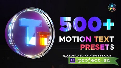 Text Presets for DaVinci Resolve