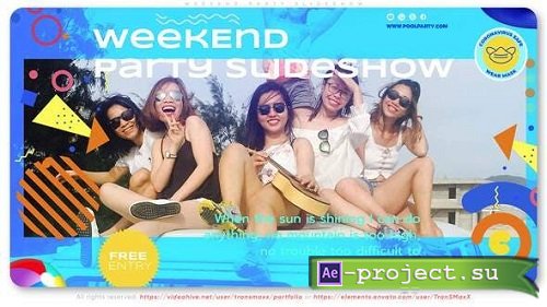 Videohive - Weekend Party Slideshow 33173682 - Project for After Effects