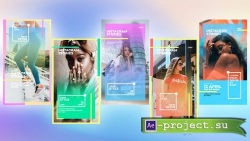 Videohive - Gradient Stories Pack - 32443371 - Project for After Effects