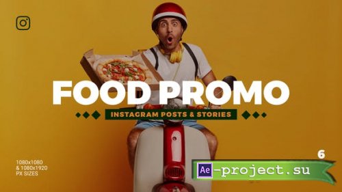 Videohive - Food Promo Instagram Post & Story B86 - 32946850 - Project for After Effects