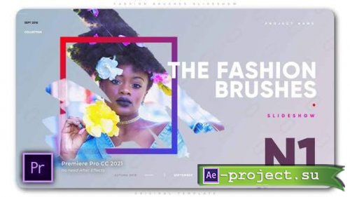 Videohive - Fashion Brushes Slideshow - 32919748 - Project for After Effects & Premiere Pro