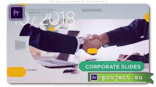Videohive - Actual Corporate Slideshow - 32920707 - Project for After Effects & Premiere Pro