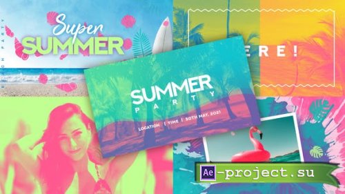 Videohive - Summer Party Intro - 32387903 - Project for After Effects