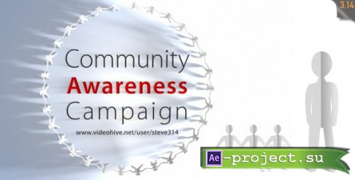 Videohive - Community Awareness Campaign - Human Chain Intro - 7005882 - Project for After Effects