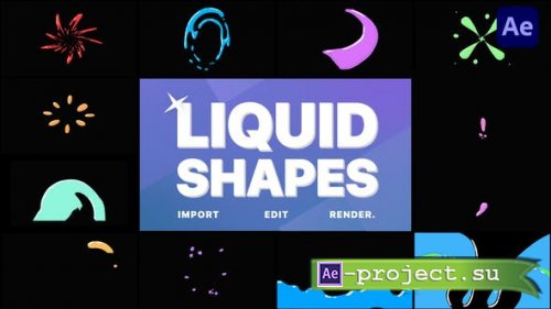 Videohive - Liquid Shapes | After Effects - 32857129 - Project & Script for After Effects