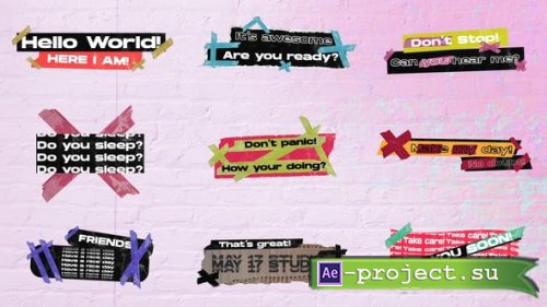 Videohive - Project 233(Titles 09) - 32949561 - Project for After Effects