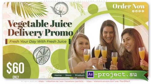 Videohive - Vegetable Juice Delivery Promo - 32950801 - Project for After Effects